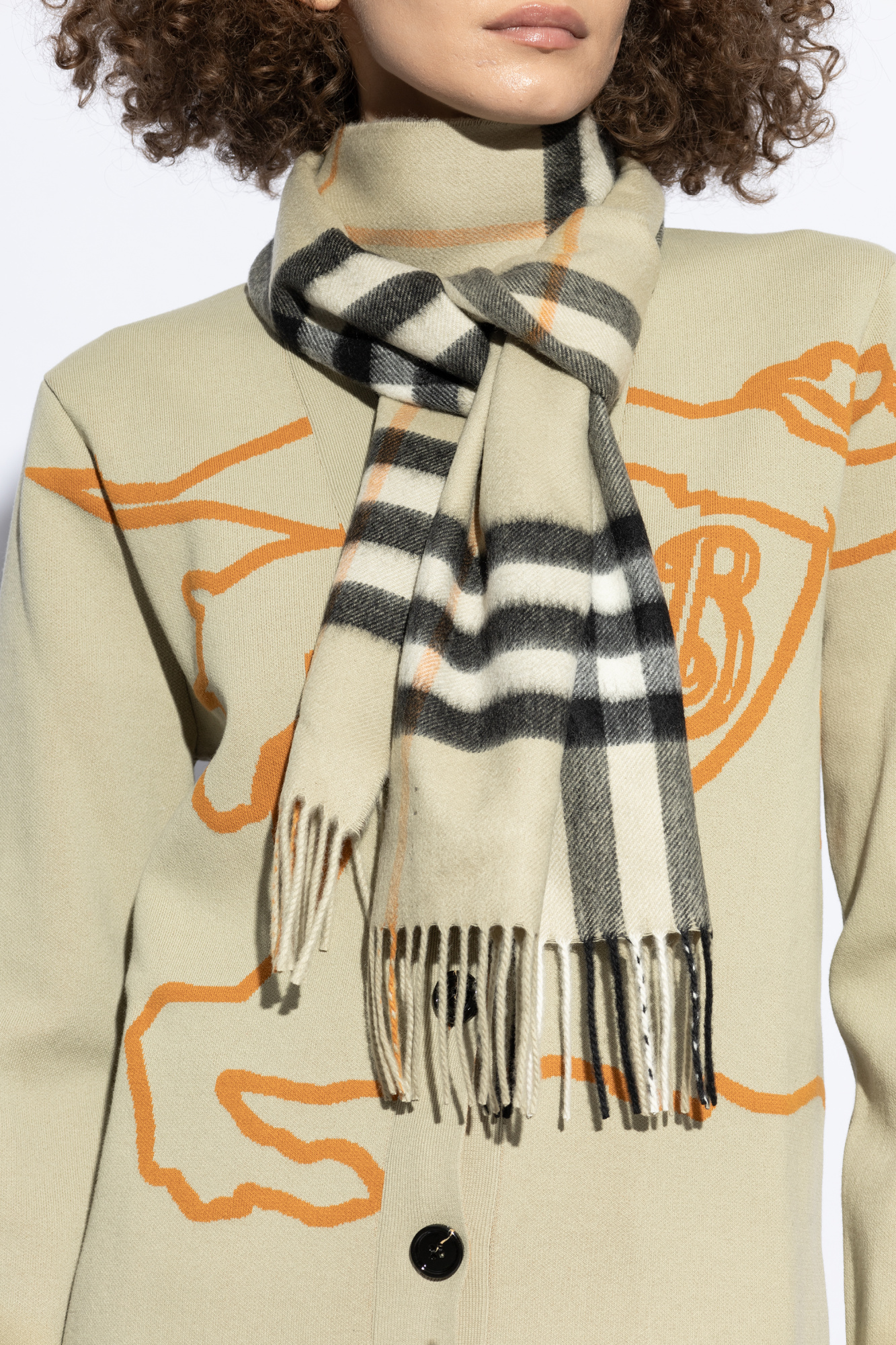 Burberry online Cashmere scarf